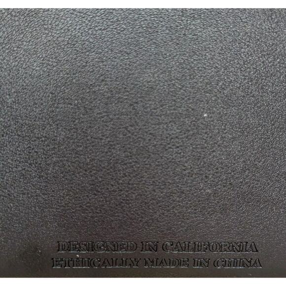 Glass Ladder CO Megan Portfolio Organizer Clutch Black Planner Cover 13.5"x9" - Picture 5 of 6